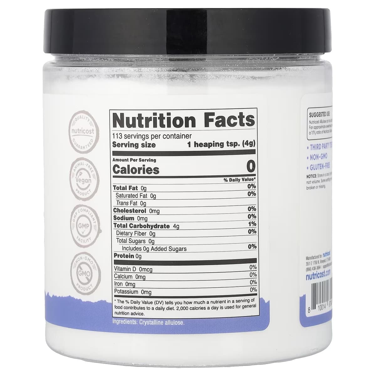 Nutricost - Allulose - 454g