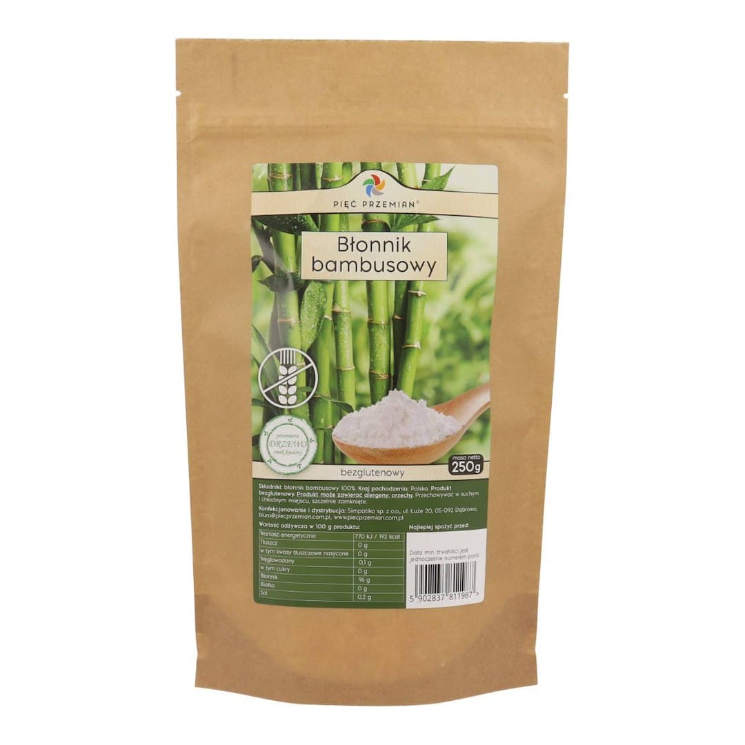 Pięć Przemian - Bamboo Fiber Powder - 250g – Pięć Przemian förpackning