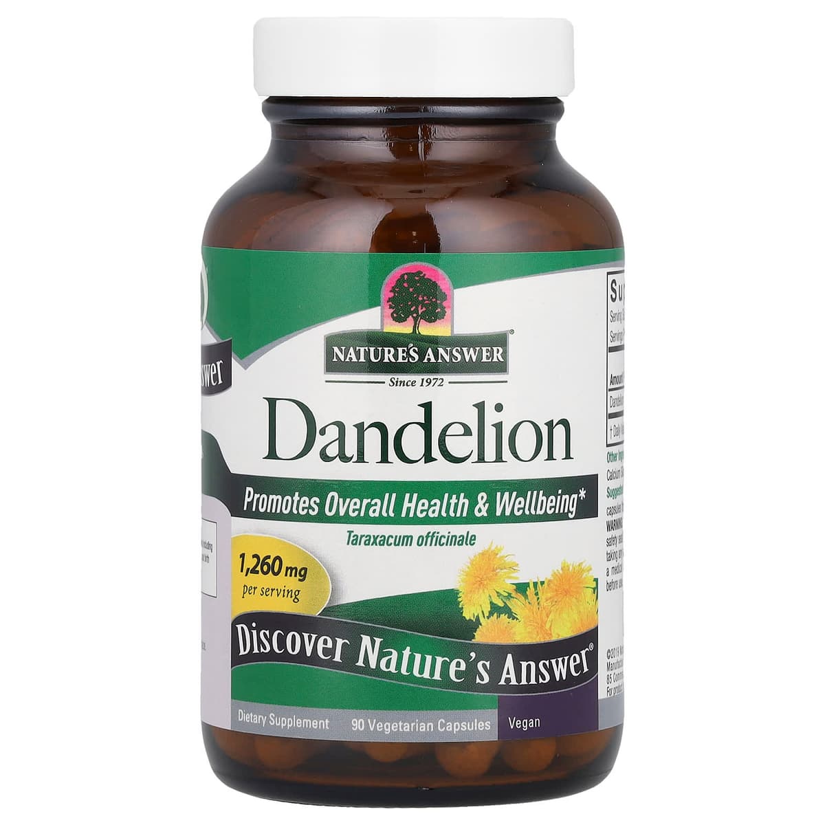 Nature's Answer - Dandelion Root - 90 Vcaps