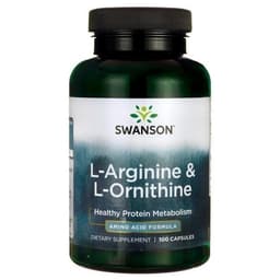 Swanson - L-Arginine & L-Ornithine - 100 Caps