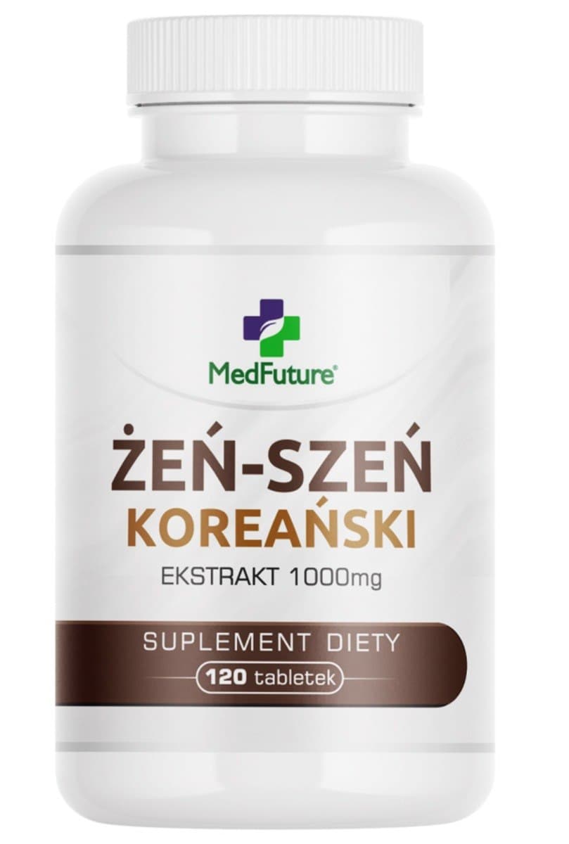 MedFuture - Korean Ginseng Extract - 120 Tablets – MedFuture förpackning