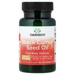 Swanson - Black Cumin Seed Oil - 60 Liquid Veggie Caps