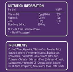 Nature's Aid - Super Stars Immune Support (Blackcurrant - 150ml)