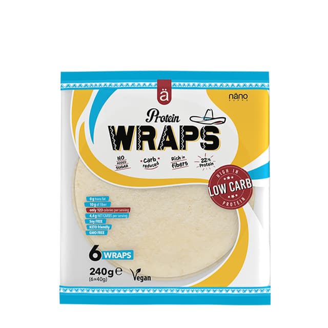 Nanosupps - Protein Wraps - 240g (6X40g) (KORT DATUM 2026-10-29)