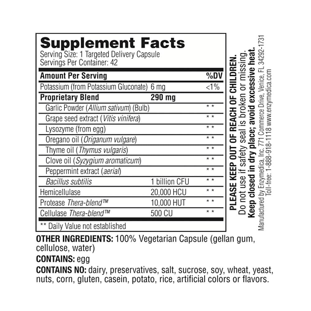 Enzymedica - Candidase Extra Strength - 42 Caps