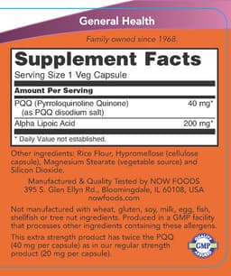 NOW Foods - PQQ - 50 Vcaps