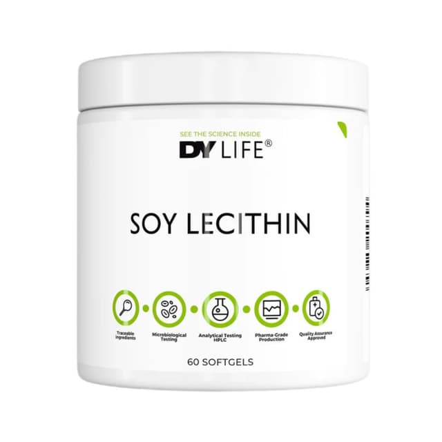 DY LIFE - Sojalecitin - 60 bløde kapsler – DY LIFE
