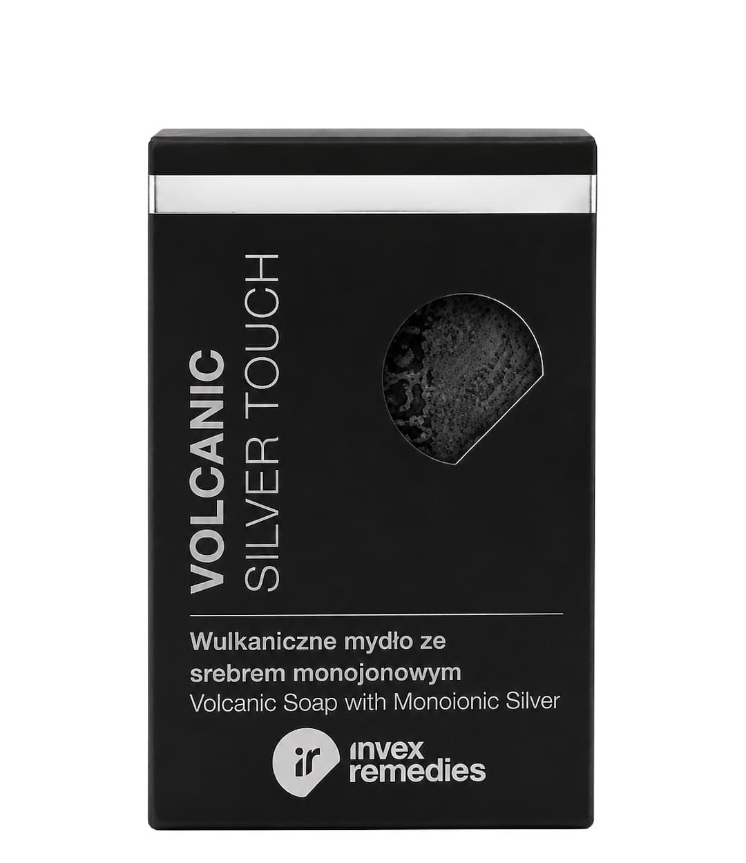 INVEX REMEDIES - Volcanic Soap with Monoionic Silver - 100g – INVEX REMEDIES förpackning