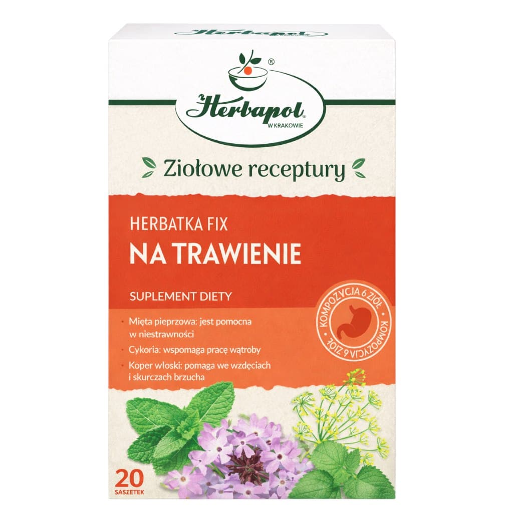 Herbapol Kraków - Digestion Fix Herbal Tea - 20 sachets