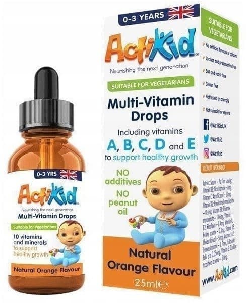 ActiKid - Multi-Vitamin Drops - 25ml