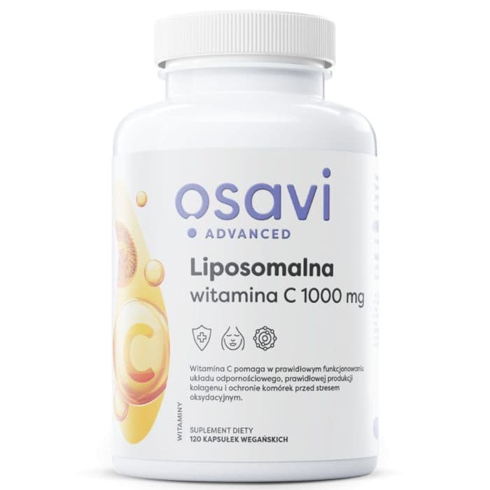 Osavi - Liposomal Vitamin C - 120 Kapsułek (Vcaps) – Osavi förpackning