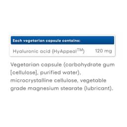 Natural Factors - Hyappeal Vegan Hyaluronic Acid - 60 Vcaps