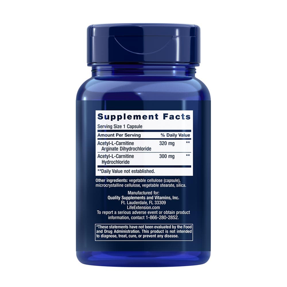 Life Extension - Acetyl-L-Carnitine Arginate - 90 Vcaps