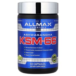 ALLMAX - Ashwagandha KSM-66 - 60 Veggie Caps