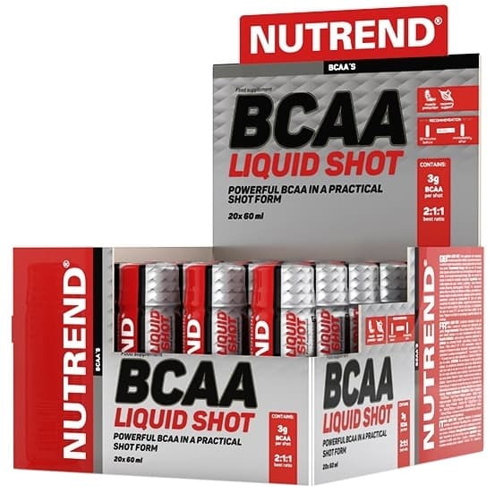 Nutrend - BCAA Liquid Shot - 20 x 60ml – Nutrend förpackning