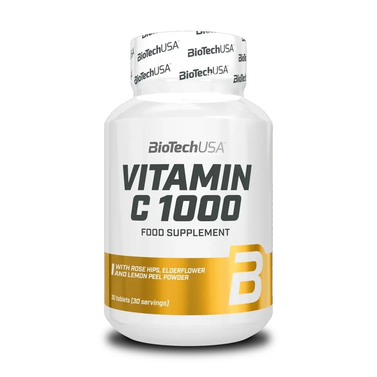 BioTechUSA - Vitamin C 1000 1000 mg, 30 tabletter