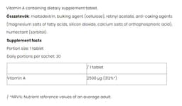 Nutriversum - Vitamin A - 30 Tabs