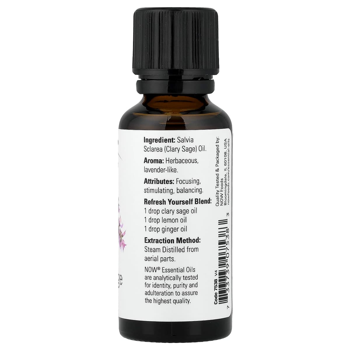 NOW Foods - Clary Salvieolie - 30ml