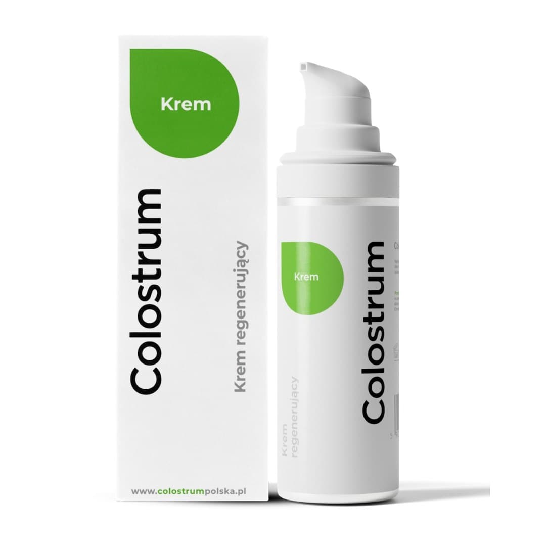 Colostrum Polska - Colostrum Cream - 50 ml – Colostrum Polska förpackning