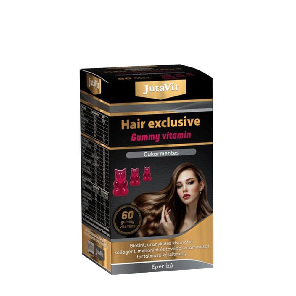 Jutavit - Hair Exclusive Gummy Vitamin (Strawberry - 60 Gummies – Jutavit förpackning