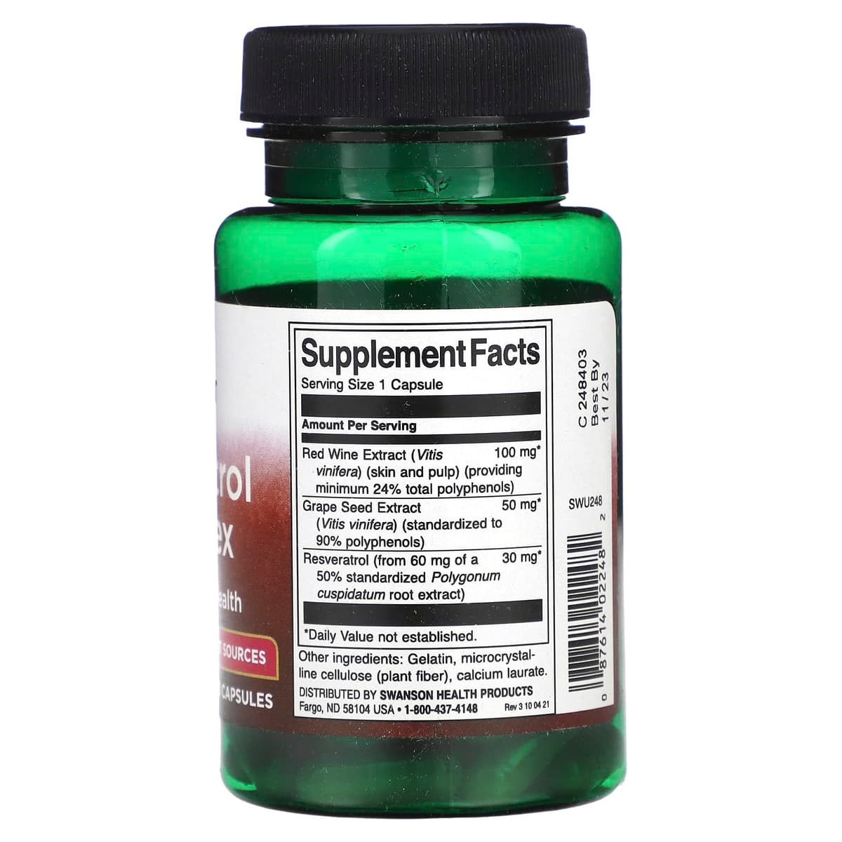 Swanson - Resveratrol Complex - 60 Caps
