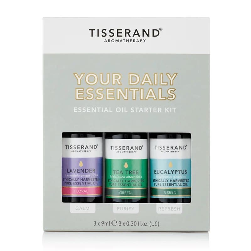 Tisserand Aromatherapy - Daily Essentials Essential Oil Starter Kit - 3 x 9ml