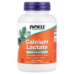 NOW Foods - Calcium Lactate - 250 Tabs