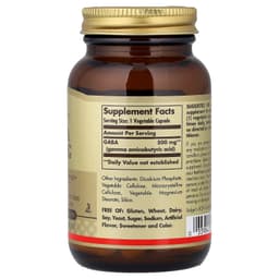 Solgar - GABA - 50 Vegetable Caps - 50 caps