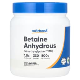 Nutricost - Betaine Anhydrous (TMG) Powder - 500g