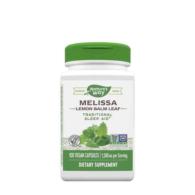 Nature's Way - Melissa Lemon Balm Leaf - 100 Vcaps – Nature's Way