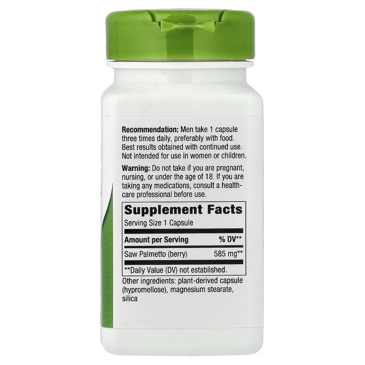 Nature'S Way - Saw Palmetto Berries - 100 Kapsler