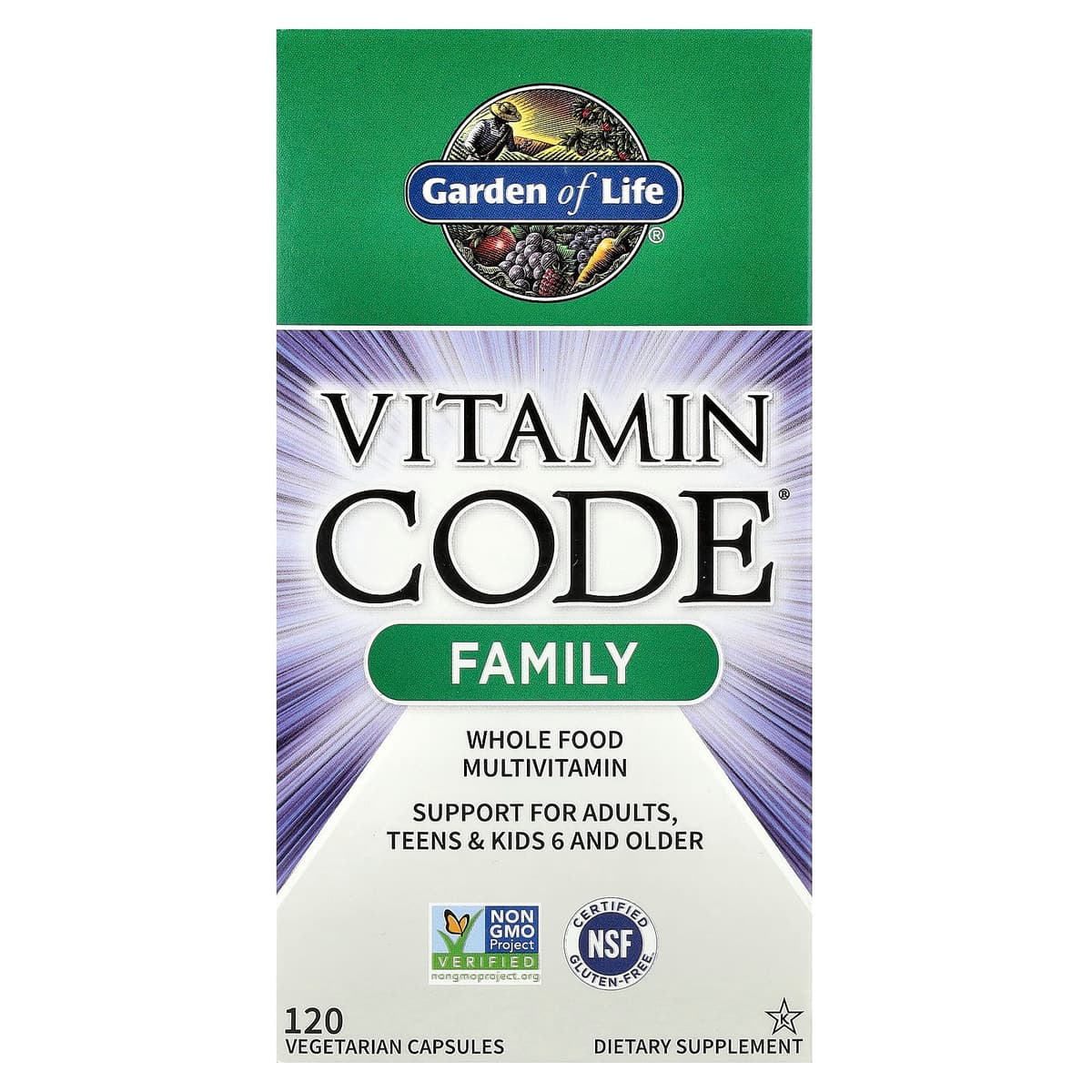 Garden Of Life - Vitamin Code Family - 120 Vcaps