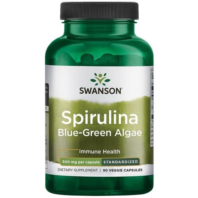 Swanson - Spirulina Blue-Green Algae - 90 Vcaps – Swanson