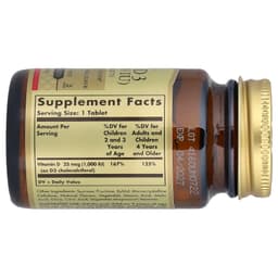 Solgar - Vitamin D3 - 100 Gummies Tabs