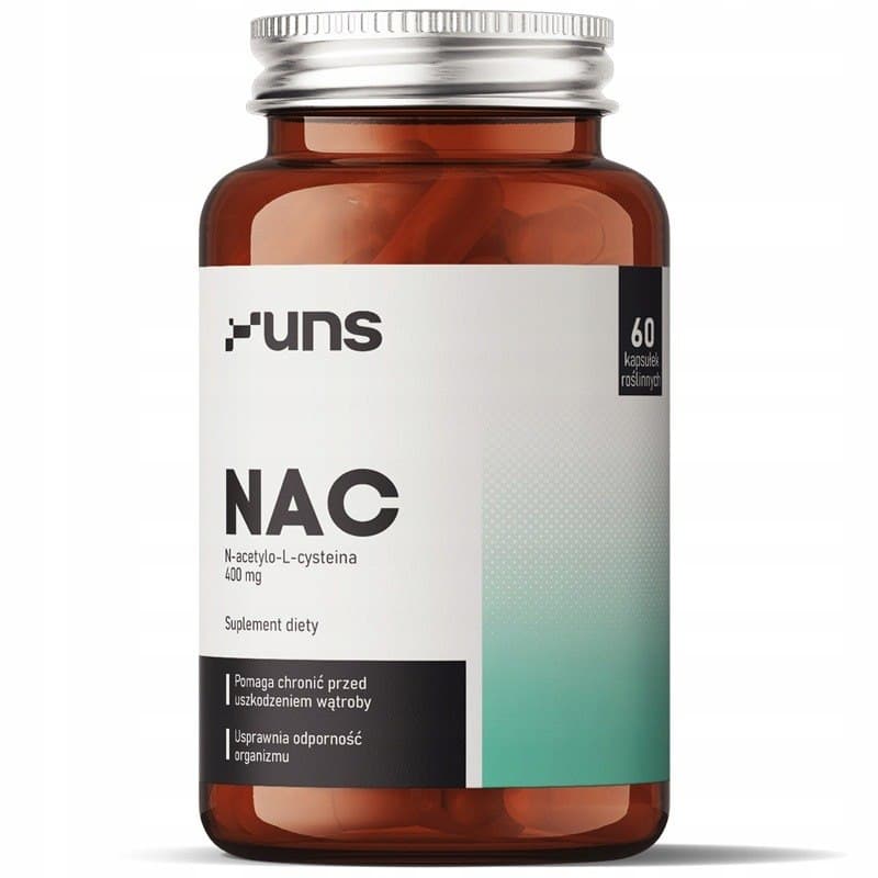 UNS - NAC (N-Acetyl-L-Cysteine) - 60 Caps – UNS förpackning