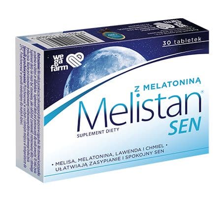 WegaFarm - Melistan Sen - 30 Tablets – WegaFarm förpackning