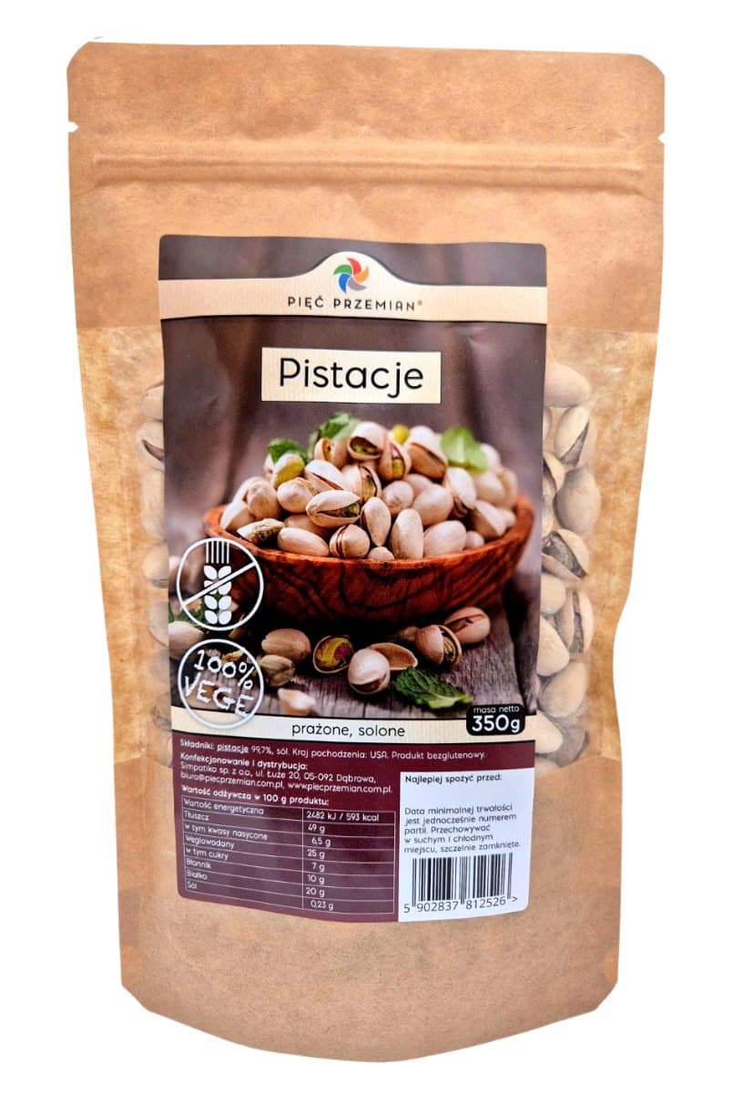 Pięć Przemian - Pistachios – Pięć Przemian förpackning