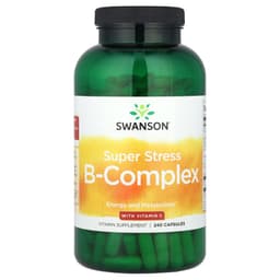 Swanson - Super Stress B-Complex med Vitamin C - 240 Kapsler