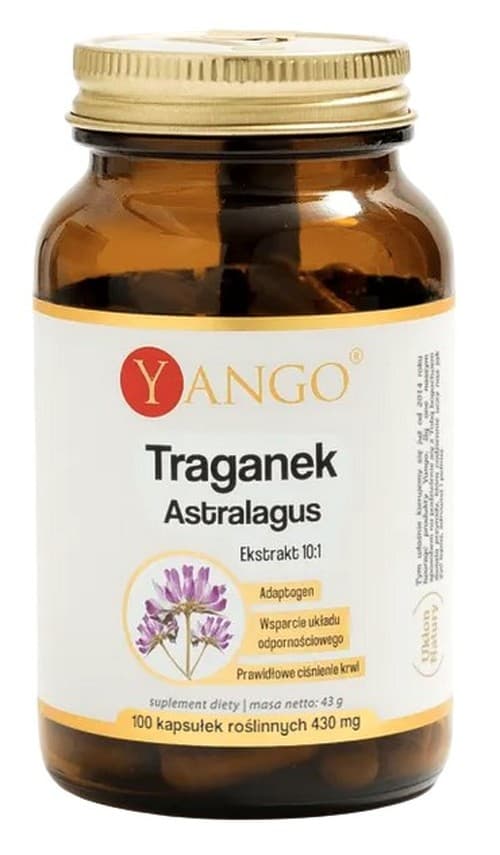 Yango - Astragalus Extract 10:1 - 100 Caps – Yango förpackning
