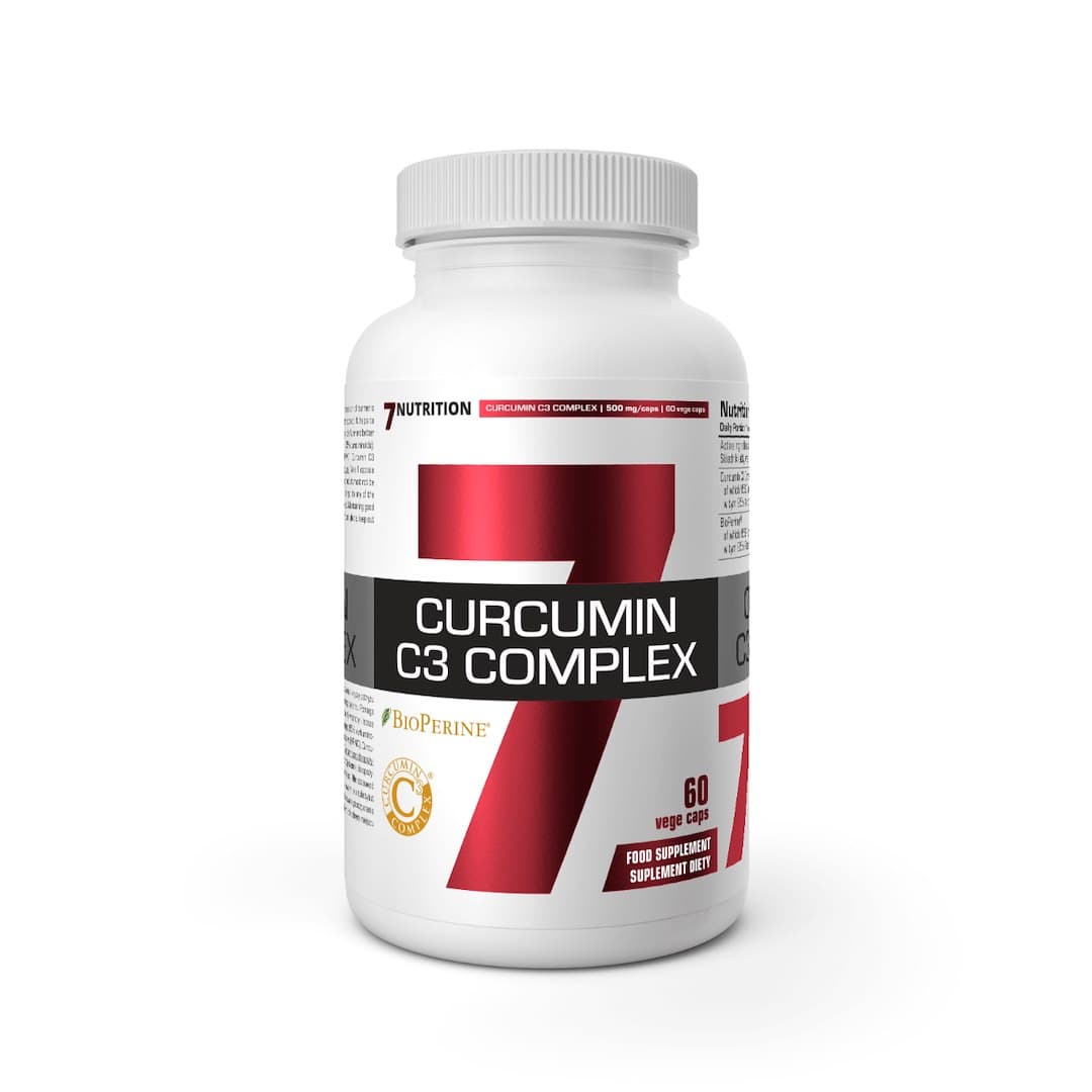 7 Nutrition - Curcumin C3 Complex - 60 Caps – 7 Nutrition förpackning