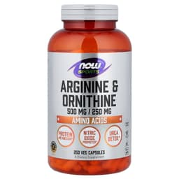 NOW Foods - Arginine & Ornithine - 250 Veg Capsules