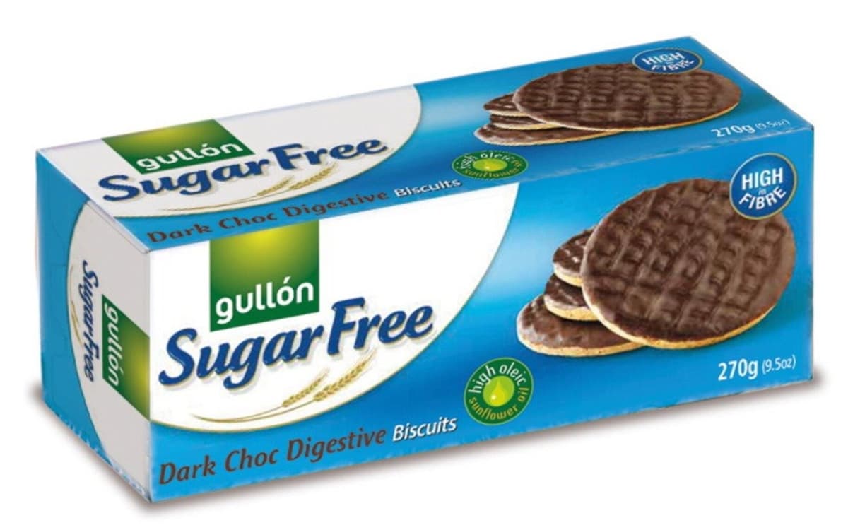Gullón - Sugar Free Dark Choc Digestive Biscuits