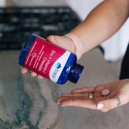 Trace Minerals Zinc + Vitamin C Gummies - Raspberry - 60 Gummies