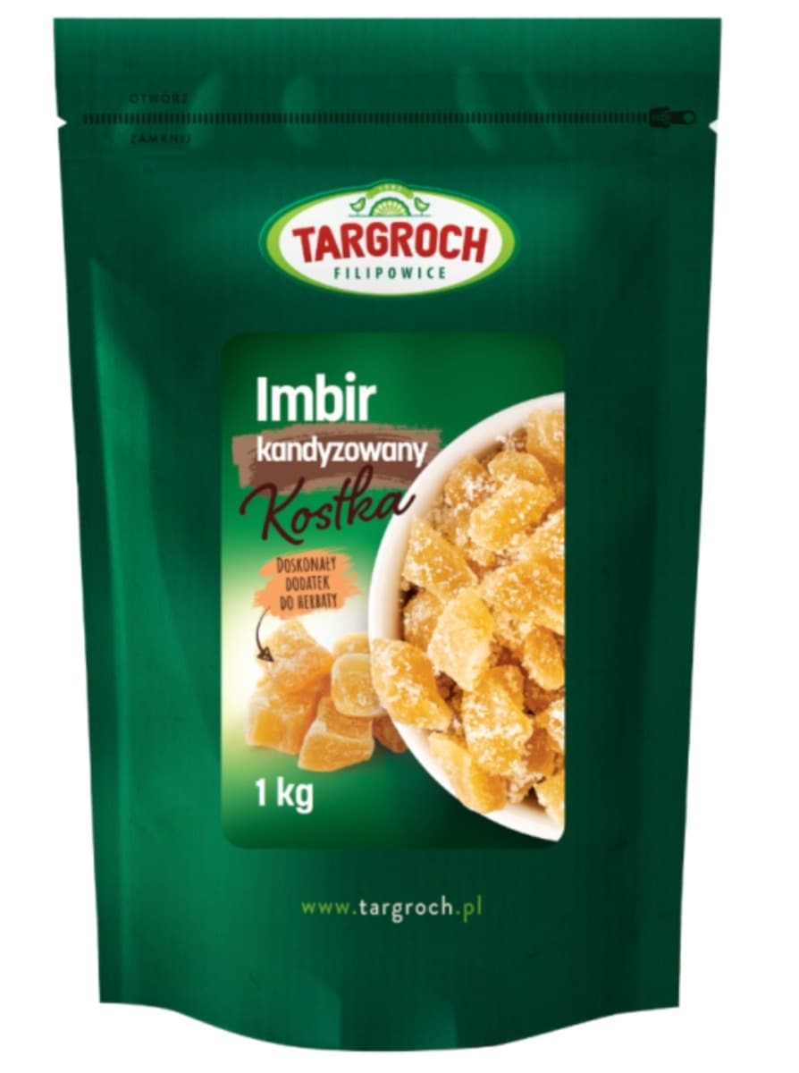 Targroch - Candied Ginger - 1 kg – Targroch förpackning
