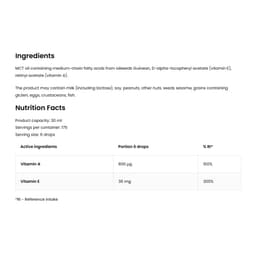 Ostrovit - Vitamin A+E Drops - 30ml