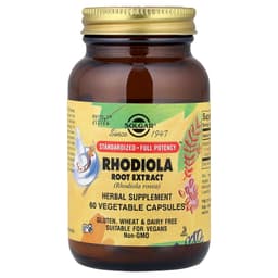 Solgar - Rhodiola Root Extract - 60 Caps