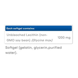Natural Factors - Unbleached Lecithin - 90 Sgels