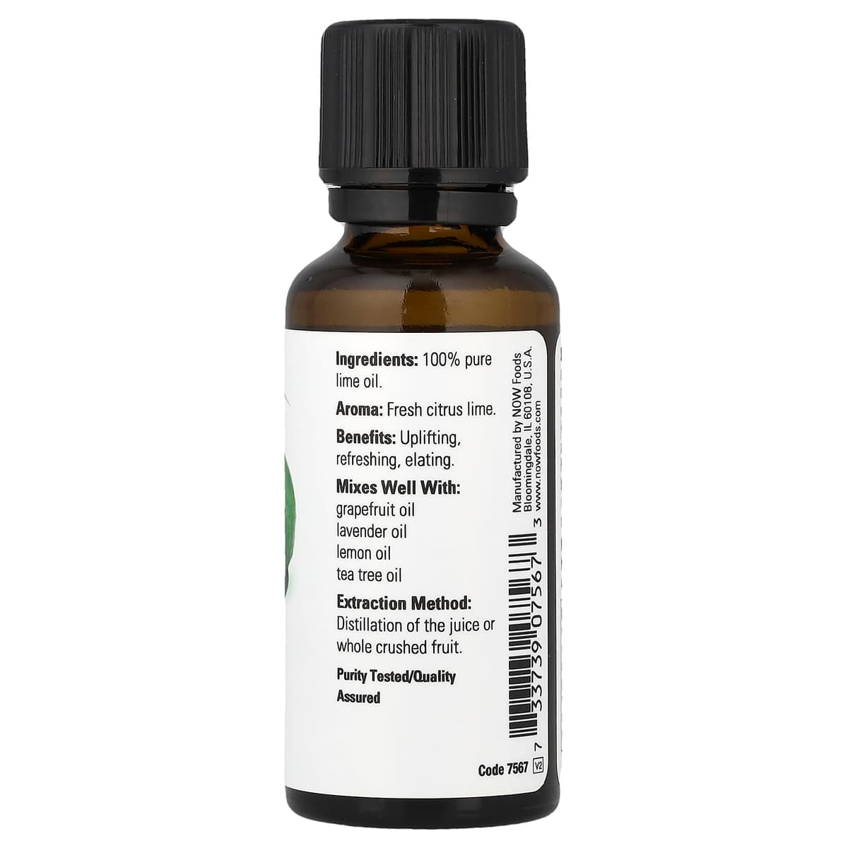 NOW Foods - Essential Oil, Lime - 30ml