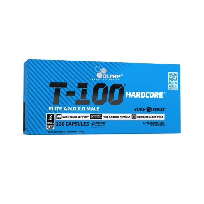 Olimp Labs - T-100 Hardcore - 120 Capsules – Olimp Labs förpackning
