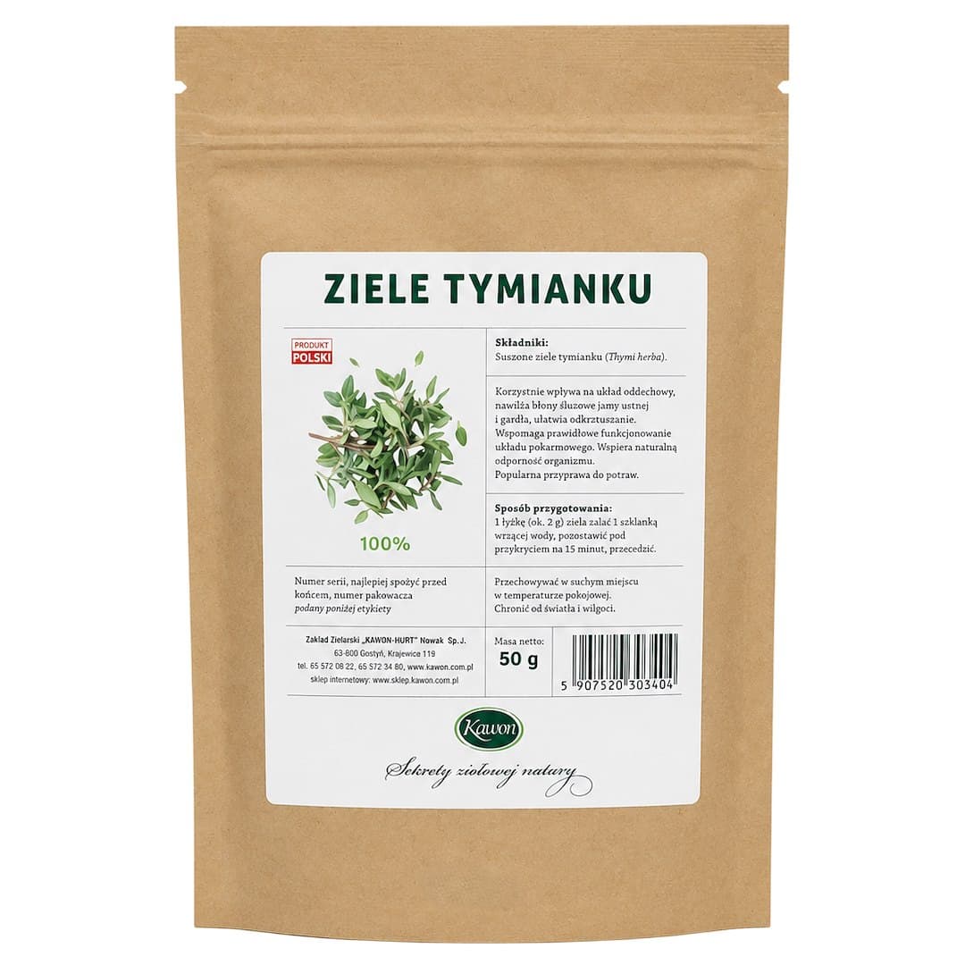 Kawon - Thyme Herb - 50 g – Kawon förpackning